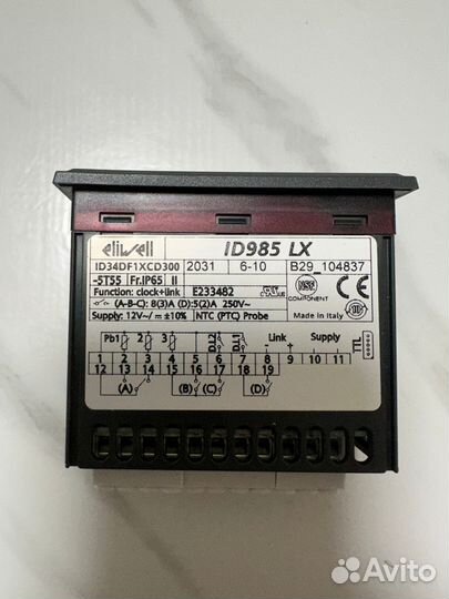 Контроллер ID 985 LX Eliwell