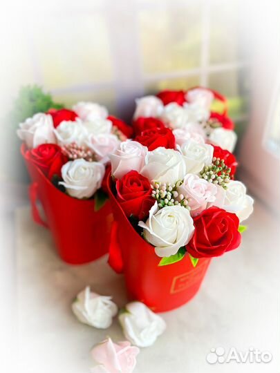 Букет из мыла. Букет из мыльных роз