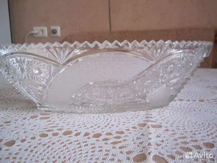 Ваза хрустальная