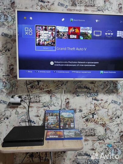 Sony PS4 slim 500г