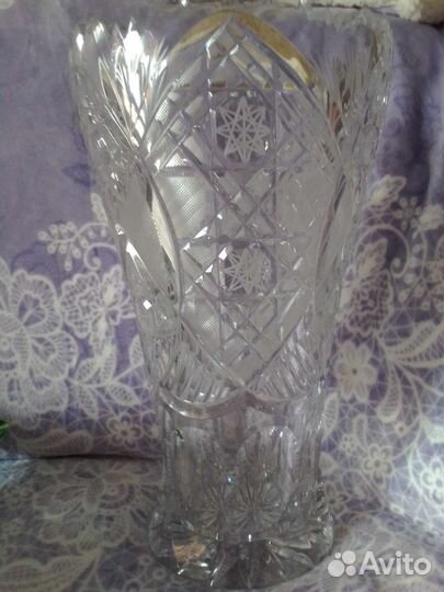 Ваза хрустальная большая СССР