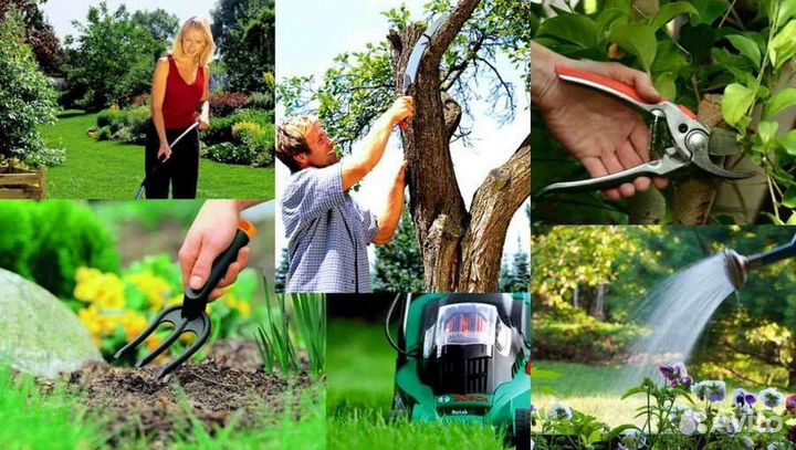 Мастер на час, разнорабочий на садовых участках