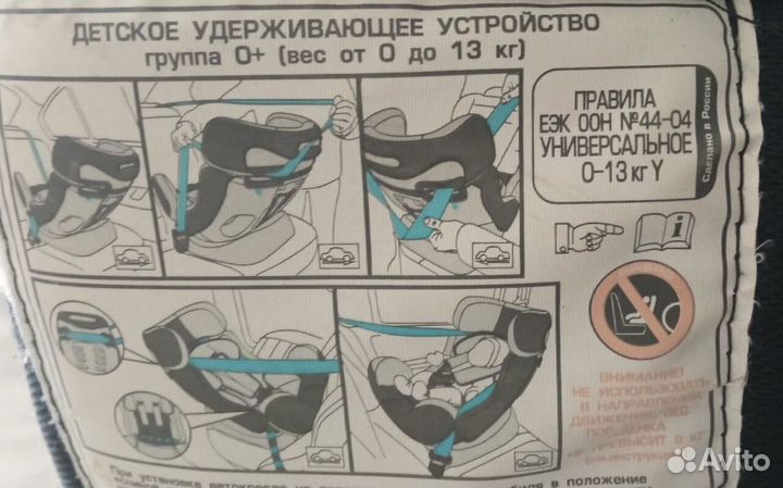Детское автокресло 0-13
