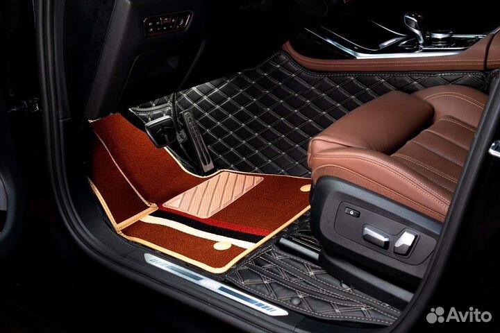 3D Коврики Lexus LS из Экокожи