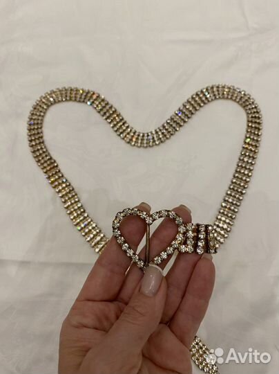Пояс из страз