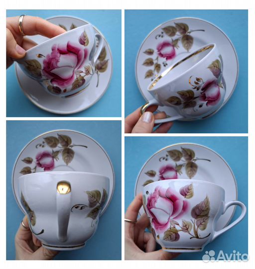 Большая чайная пара Кремгэс, СССР