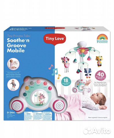 Новый мобиль Tiny Love бум бокс принцесса