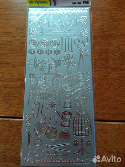 Контурные наклейки для скрапбукинга