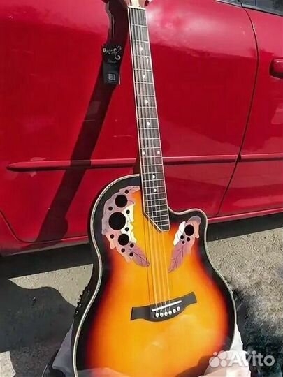 Отличная гитара Fabio W164E SB Электроакустическая