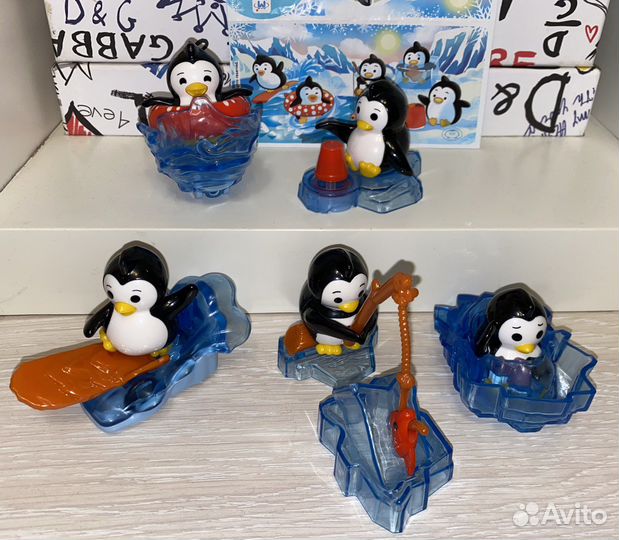 Киндер Макси Пингвины полная серия