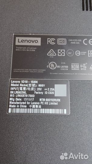 Lenovo V310 (Pentium/RAM 4Gb/HDD 500Gb)