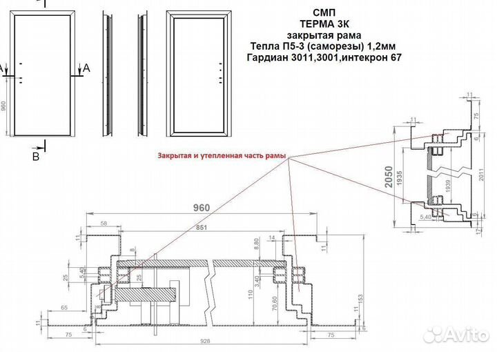 Дверь Терма Дуб