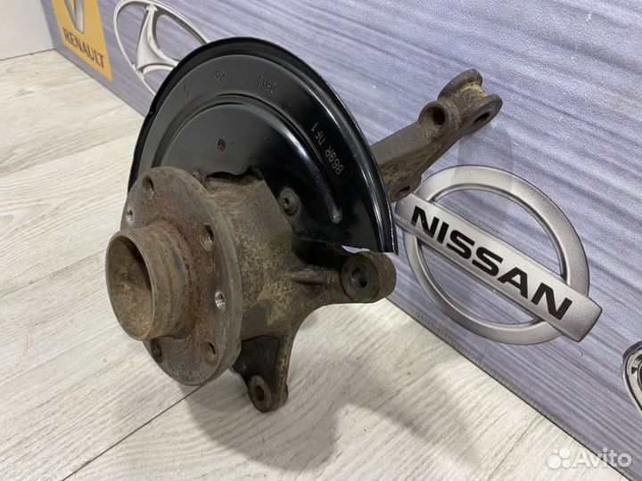 Кулак поворотный Цапфа Ступица в сборе Renault dus