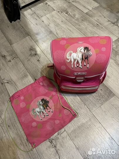 Ранец школьный ортопедический Herlitz + мешок