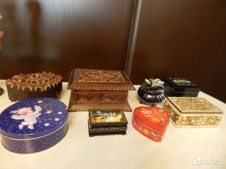 Шкатулки разные