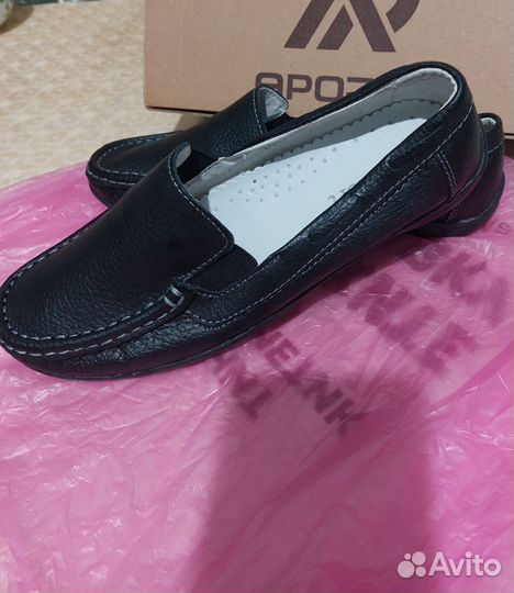 Мокасины женские 38 размер натуральная кожа новые