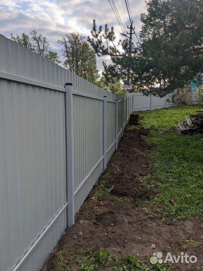 Забор из профнастила