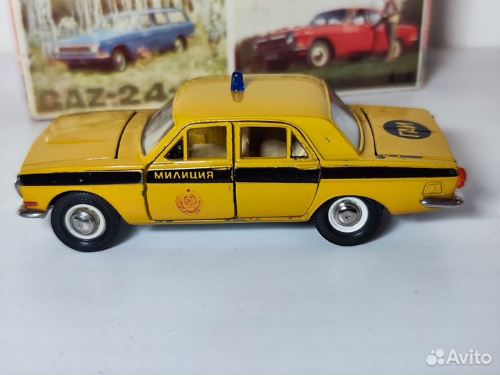 Модель Волга газ 24, СССР, Милиция, А26, 1:43