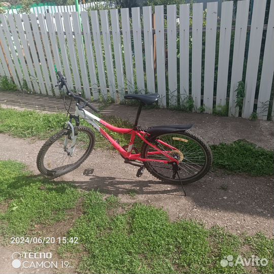 Велосипед подростковый 24 дюйма бу