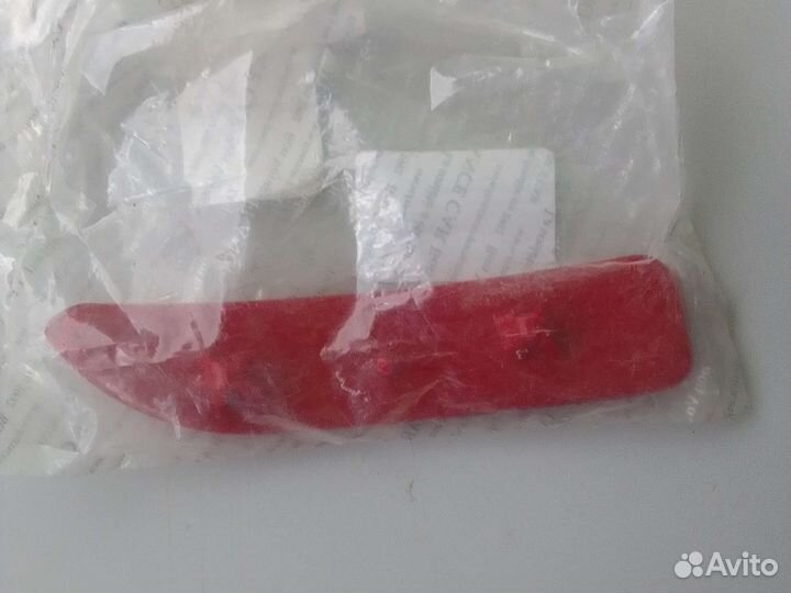 Катафот заднего бампера левый renault logan