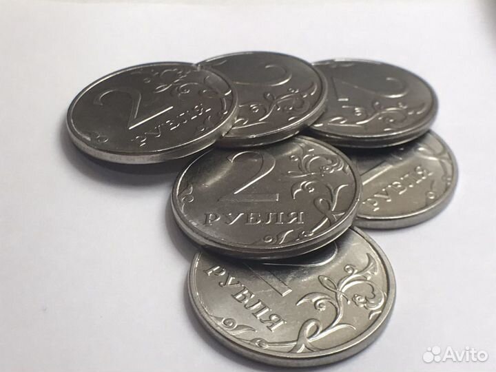 2 рубля 2018г без гурта