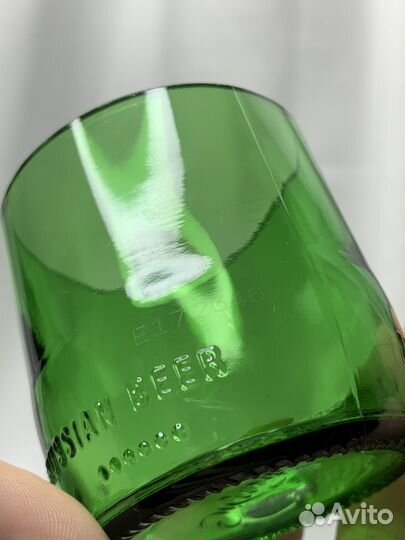 Набор подсвечников из бутылок