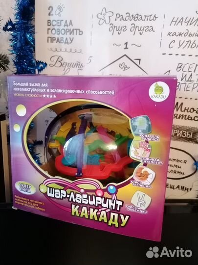 Шар лабиринт Какаду 208 шагов