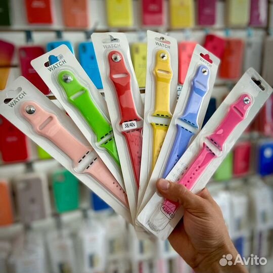 Силиконовый ремешок Apple Watch все размеры