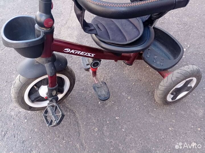 Детский велосипед с родительской ручкой