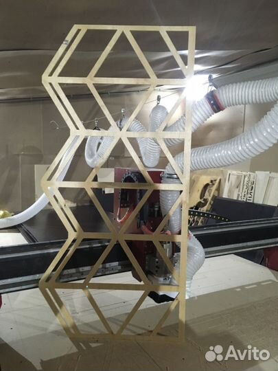 Фрезеровка на чпу станке c полем 2120х4000 мм