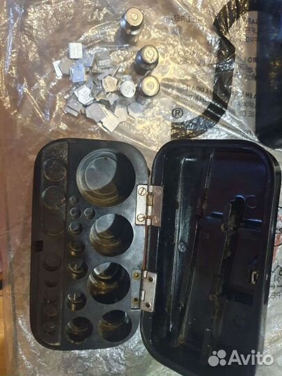 Гири для весов футляр СССР