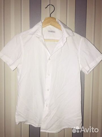 Рубашка на мальчика р.158