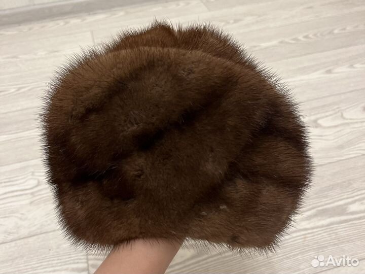 Шапка норковая женская