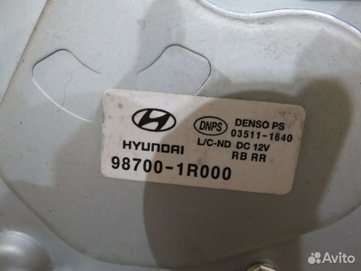 Моторчик стеклоочистителя задний Hyundai Solaris