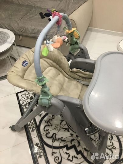 Стульчик для кормления chicco polly magic relax