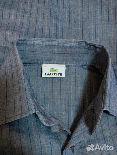 Lacoste льняная рубашка 48р