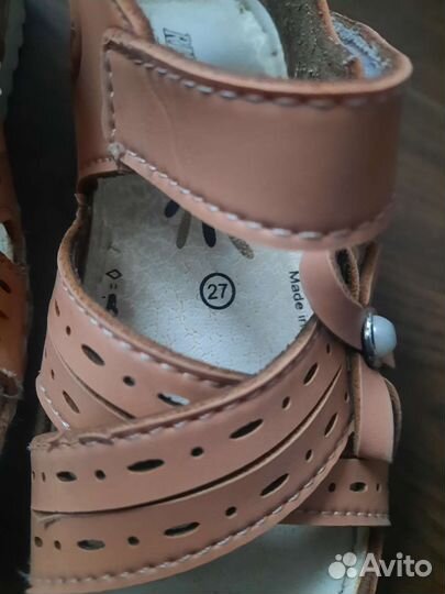 Туфли для девочки 27 размер