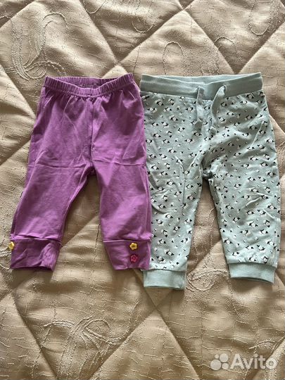 Вещи пакетом для девочки 68 74 80