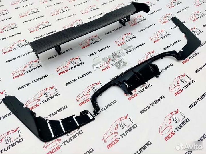 Диффузор M-Performance + спойлер GTS BMW M3 F80