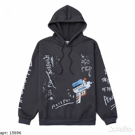 Темно-серое худи everyday