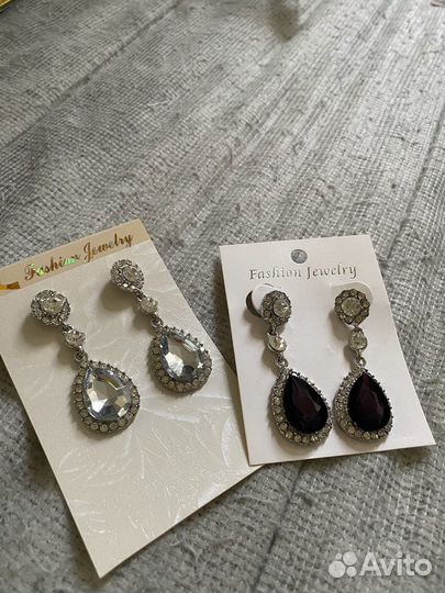 Серьги новые