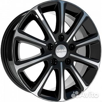 R16 5x114,3 6,5J ET40 D67,1 Скад Милан Черный барx