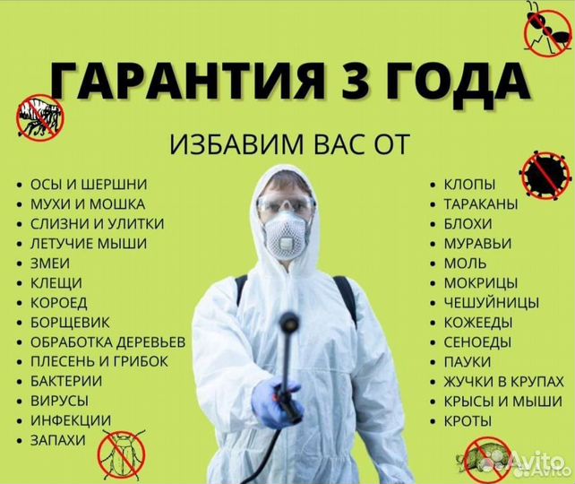 Обработка от клопов