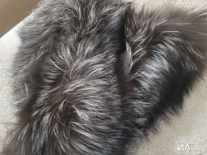 Меховой воротник натур./Помпоны