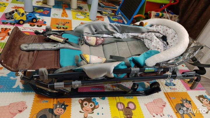 Детские санки коляска nika