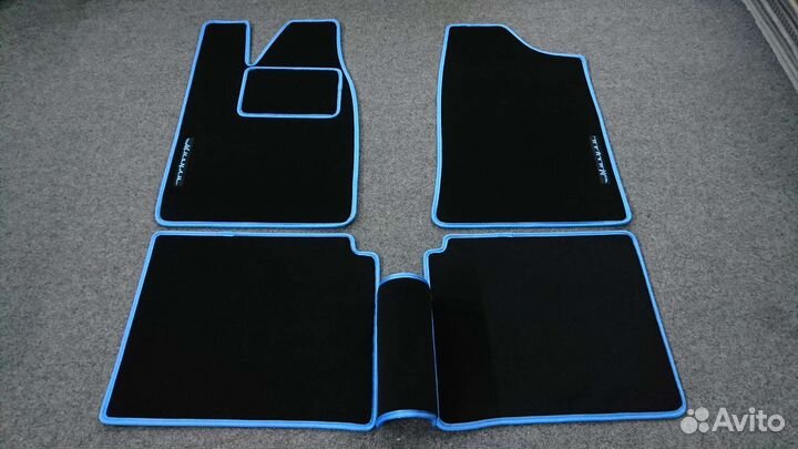 Автоковрики для ваз 2101 - 2107, чёрные