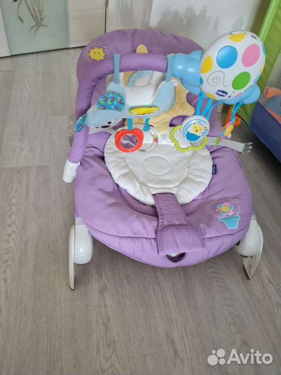 Кресло качалка бу Chicco Balloon