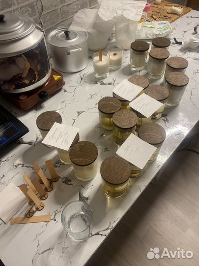 Эко свечи из соевого воска