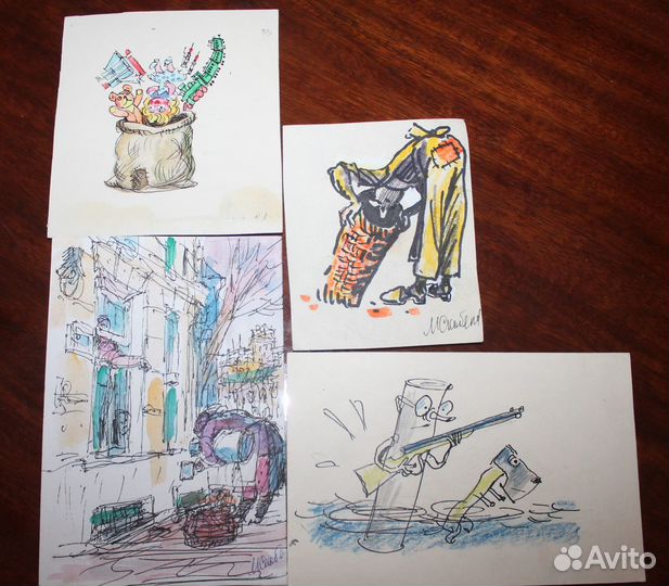 Рисунки.Скобелев М.А. (1930-2006)