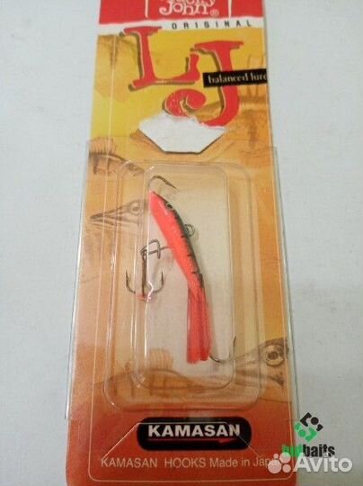 Балансиры Lucky John Fin 3.(40mm/4g) Крючки Kamasa